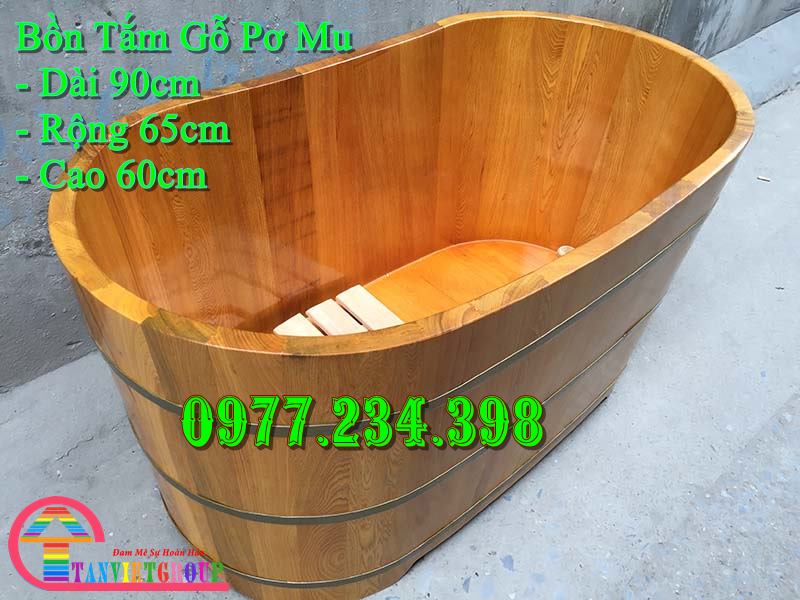 bồn tắm gỗ