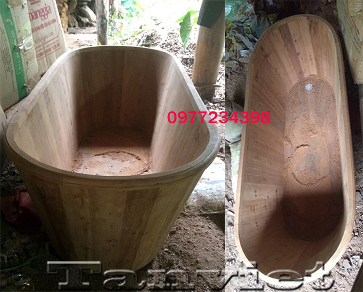 thùng tắm gỗ tân việt